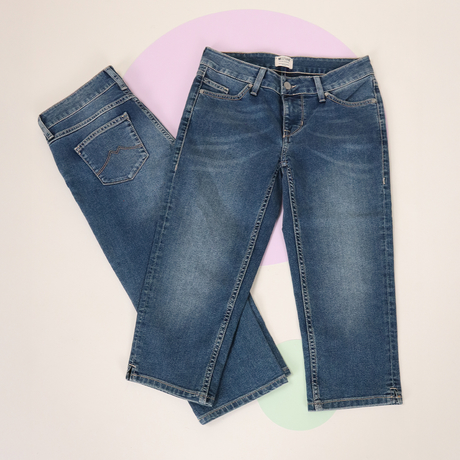 Women's three-quarter denim shorts MUSTANG